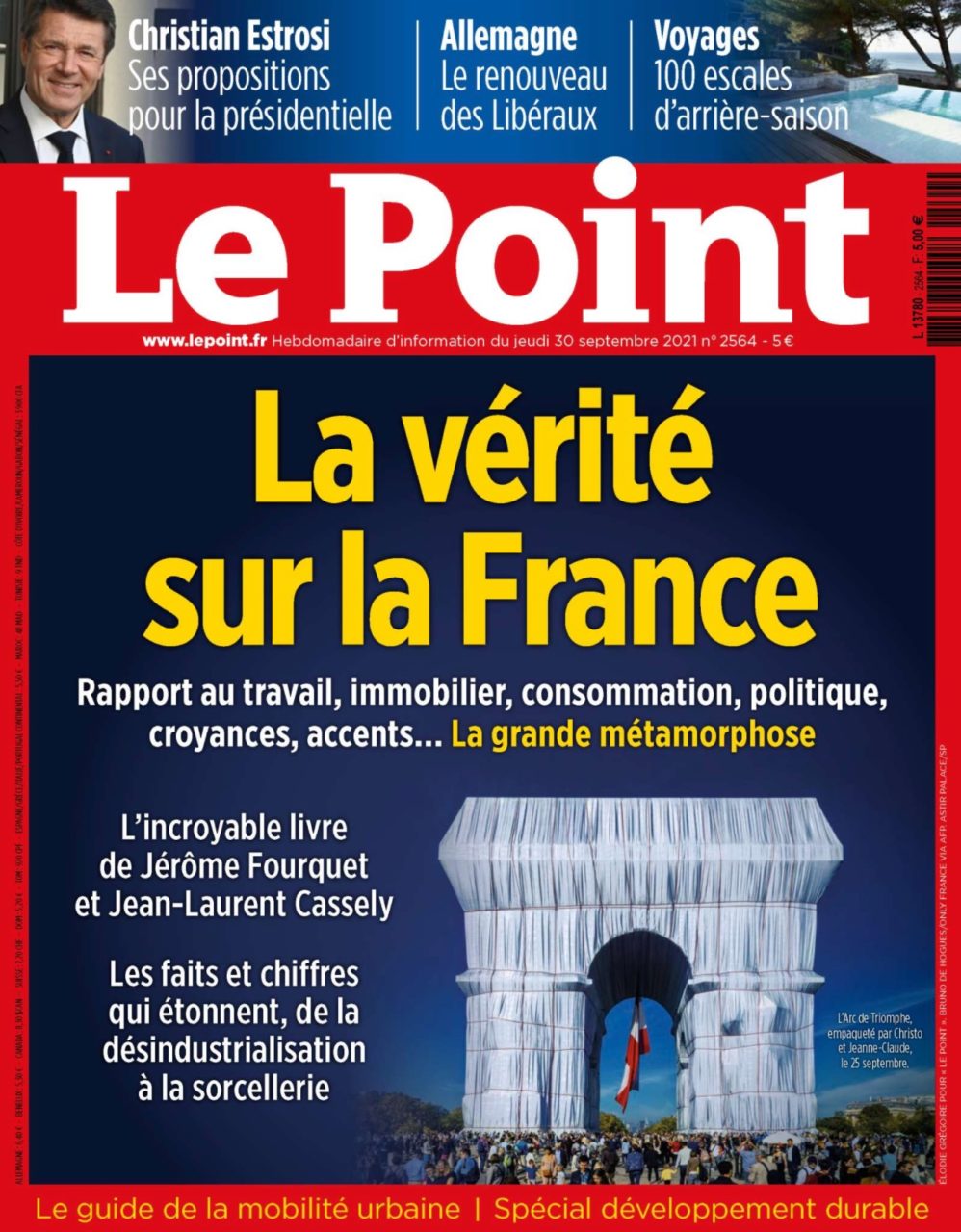 Le Point du jeudi 30 septembre 2021 n°2564