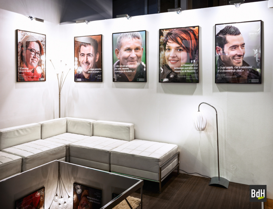 Exposition Bruno de HOGUES en commande pour Groupama au Salon International de l'Agriculture (SIA) à Paris le 02_2017.