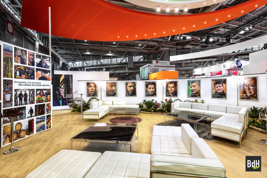 Exposition Bruno de HOGUES en commande pour Groupama au Salon International de l'Agriculture (SIA) à Paris le 02_2017.