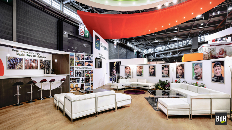 Exposition Bruno de HOGUES en commande pour Groupama au Salon International de l'Agriculture (SIA) à Paris le 02_2017.