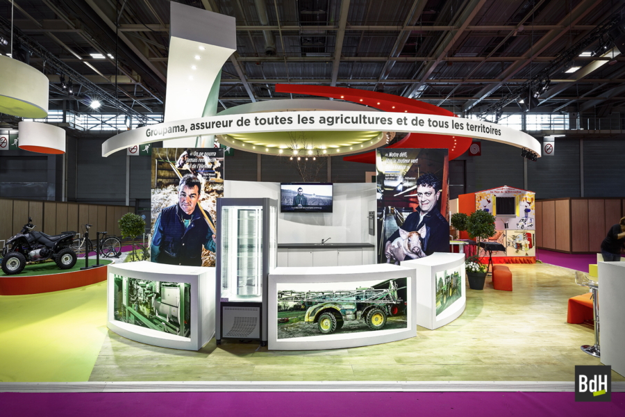 Exposition Bruno de HOGUES en commande pour Groupama au Salon International de l'Agriculture (SIA) à Paris le 02_2017.