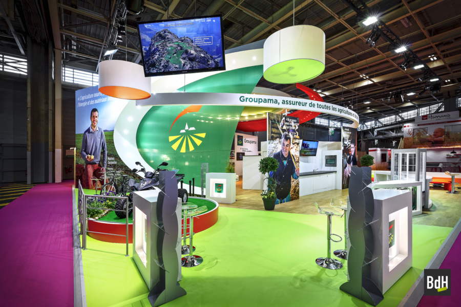 Exposition Bruno de HOGUES en commande pour Groupama au Salon International de l'Agriculture (SIA) à Paris le 02_2017.