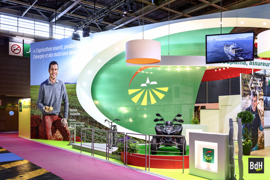 Exposition Bruno de HOGUES en commande pour Groupama au Salon International de l'Agriculture (SIA) à Paris le 02_2017.