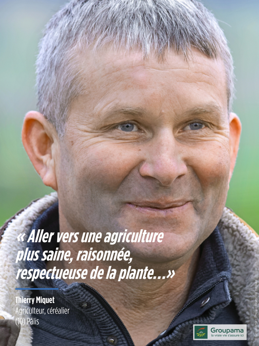 Thierry Miquet - Agriculteur, céréalier et Administrateur de la Fédération départementale de l’Aube et vice Président de caisse locale - Pâlis (10)
