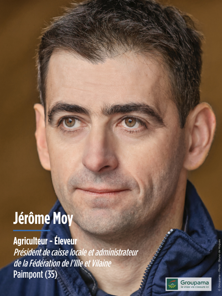 Jérôme Moy - Agriculteur - Éleveur et Président de caisse locale et administrateur de la Fédération de l’Ille et Vilaine - Paimpont (35)