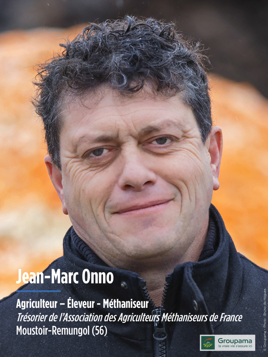 Jean-Marc Onno - Agriculteur – Éleveur - Méthaniseur - Trésorier de l’Association des Agriculteurs Méthaniseurs de France à Moustoir-Remungol (56)