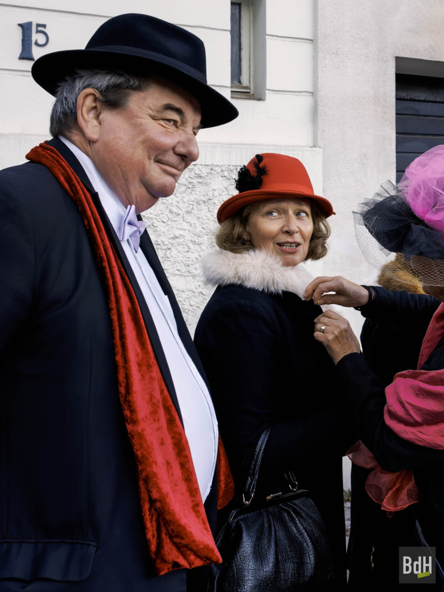 90ème anniversaire de 'La Fête des Vendanges de Montmartre' le 14 Octobre 2023. Membres du gouvernement de la République de Montmartre