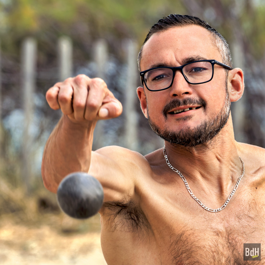 Les joueurs de pétanque, Promenade du Maréchal Leclerc à Sète