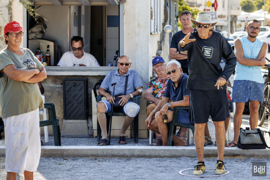 Les joueurs de pétanque, Promenade du Maréchal Leclerc à Sète